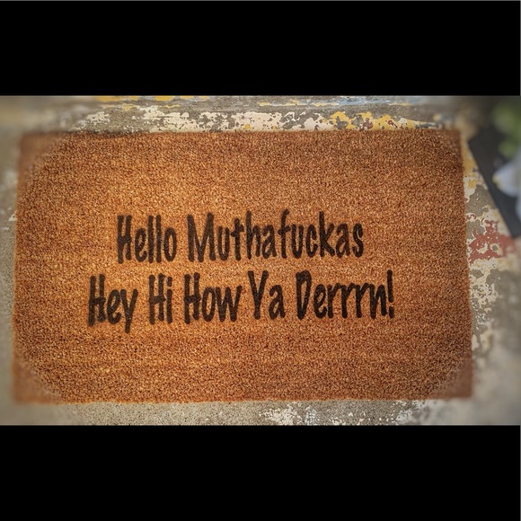 The South Mouth Co. Other - 30” x 18” Custom Coir Welcome Mat